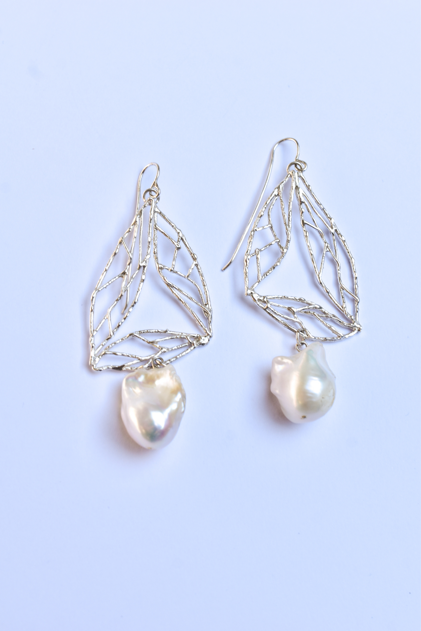 Aros perlas barrocas Foglia